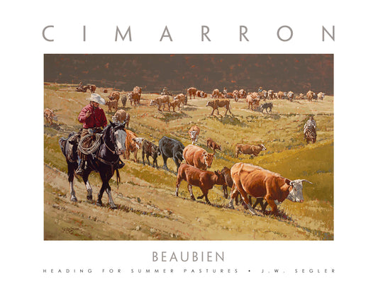 Heading For Summer Pastures - Cimarron Collection